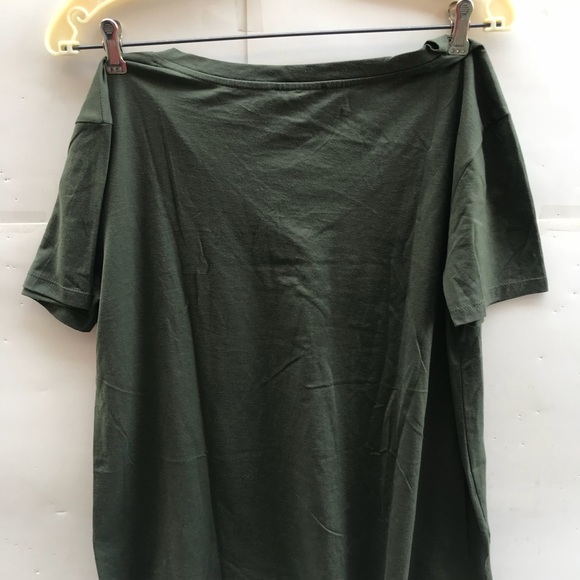 Zara Trafaluc T-Shirt Collection Size M Green - Picture 4 of 6